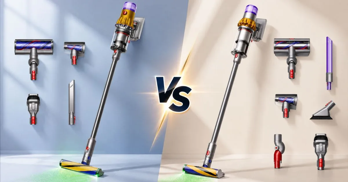 Dyson V12 vs Dyson V15